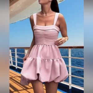 NEW Zara Blush Pink Mini Dress